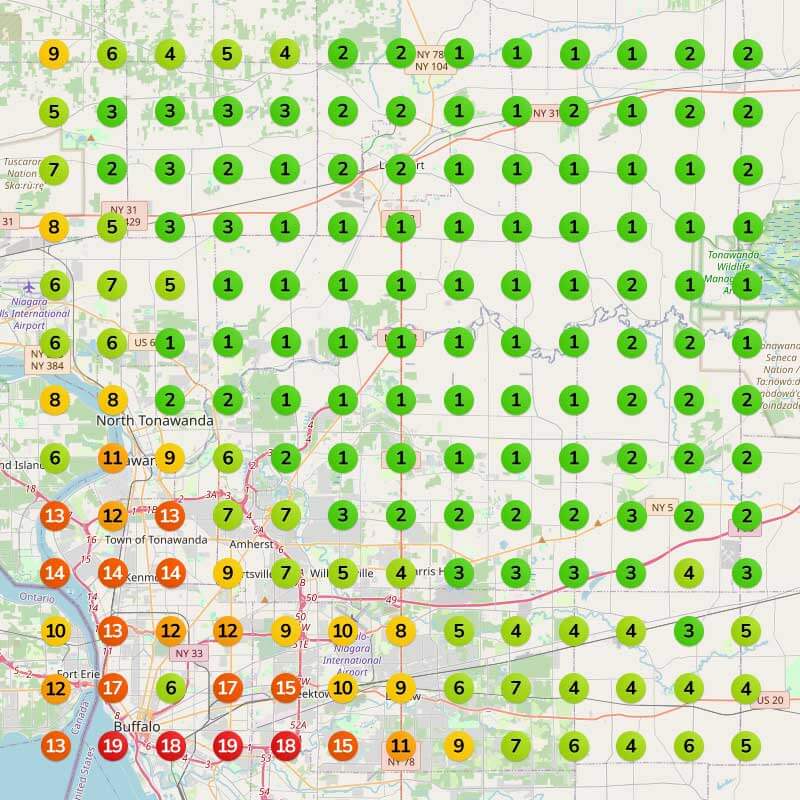 Kitchen Remodeler Kitchen Installers Heatmap